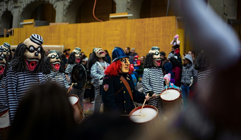 illustration d'une sc&egrave;ne d'un carnaval am&eacute;ricain