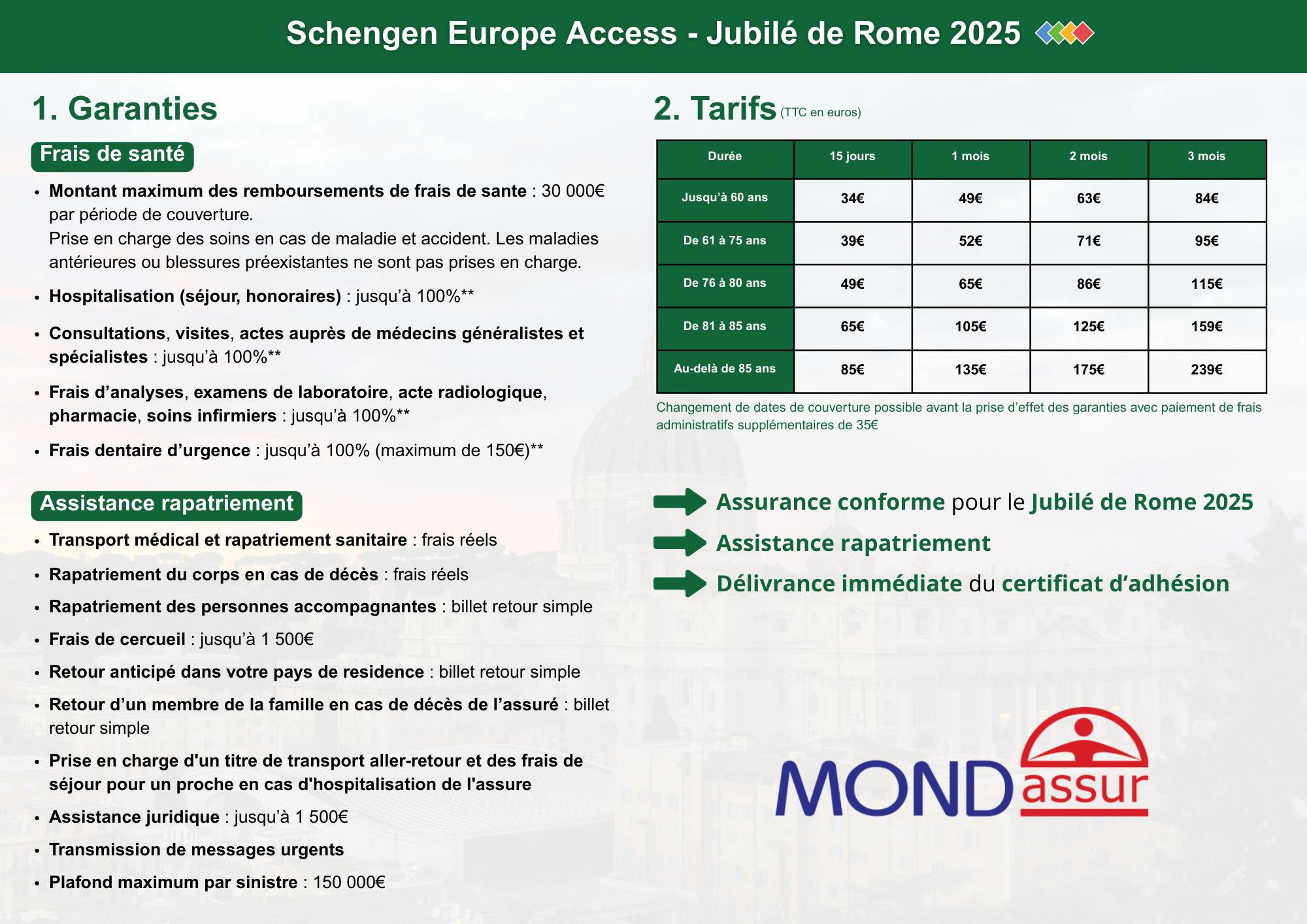 assurance-visa-jubilé-rome-2025