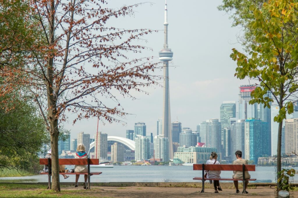 Vue du Canada pour une personne ayant pris une assurance EIC Canada