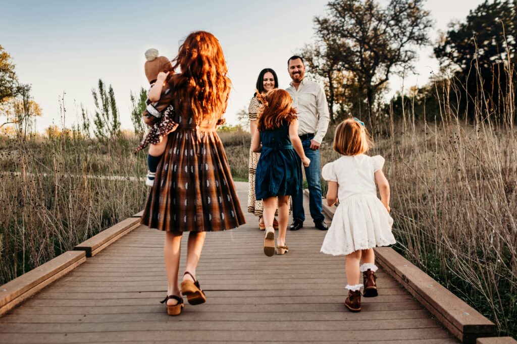 une famille d'expatriés